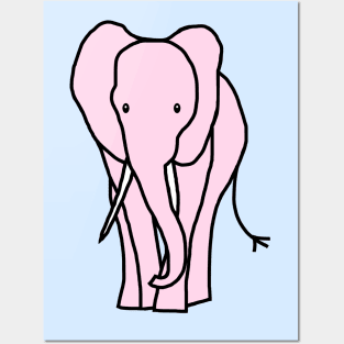 Pink Elephant Posters and Art